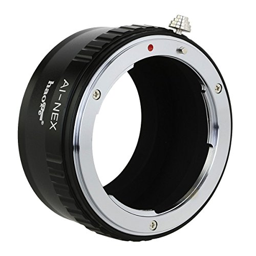 Haoge レンズマウントアダプター Nikon AI/AIS/Dマウントレンズからに適用Sony EマウントNEXカメラへ a3000 a3500 a5000 a5100 a6000 a6400 a6500 A7 A7R A7S A7II A7RII A