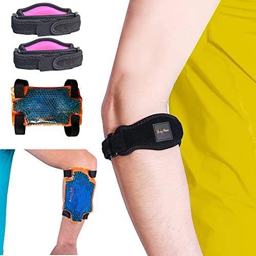 Image of BodyMoves 2 Elbow braces plus hot and cold gel pack (Sporty Pink)