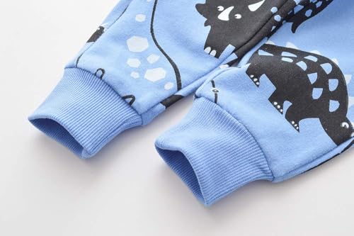 Pantalones de chándal para niños en algodón elástico de deporte cómodo 7