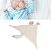 Baby Goose Animal Safety Blanket Cute Lovely Design Breathable Cotton Material Promotes Fine Motor Development Soft Texture for Babies (Ivory White)