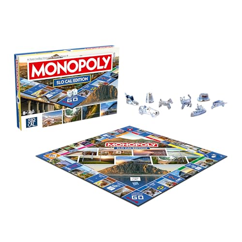 Monopoly Board Game SLO Cal Edition para 2-6 jugadores miniatura 1
