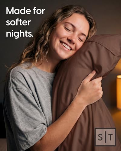Image of Sleepy Town Cal King Size Bed Sheets - 3 Piece - NO Flat Sheet Included - California King Sheet Set - Soft, Comfy & Cooling - Easy Care - Wrinkle & Fade Free - Brushed Microfiber Bed Sheets (Brown)