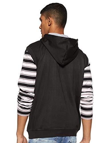 Image of Teemoods Men's Cotton Fleece Sleeveless Hooded Jacket - Casual Zip Up Vest for Gym Workout, Running, Aerobics, Yoga - Regular Fit with 2 Pockets