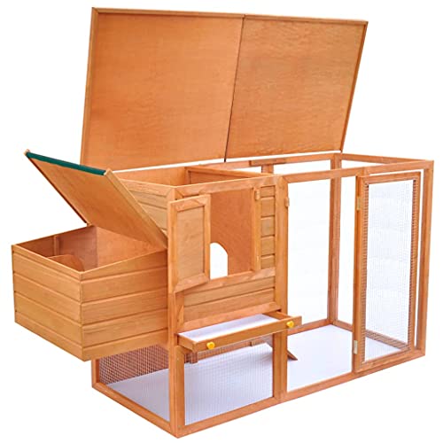 WELLIKEA Hühnerstall mit 1 Legenest Holz – Bild 6