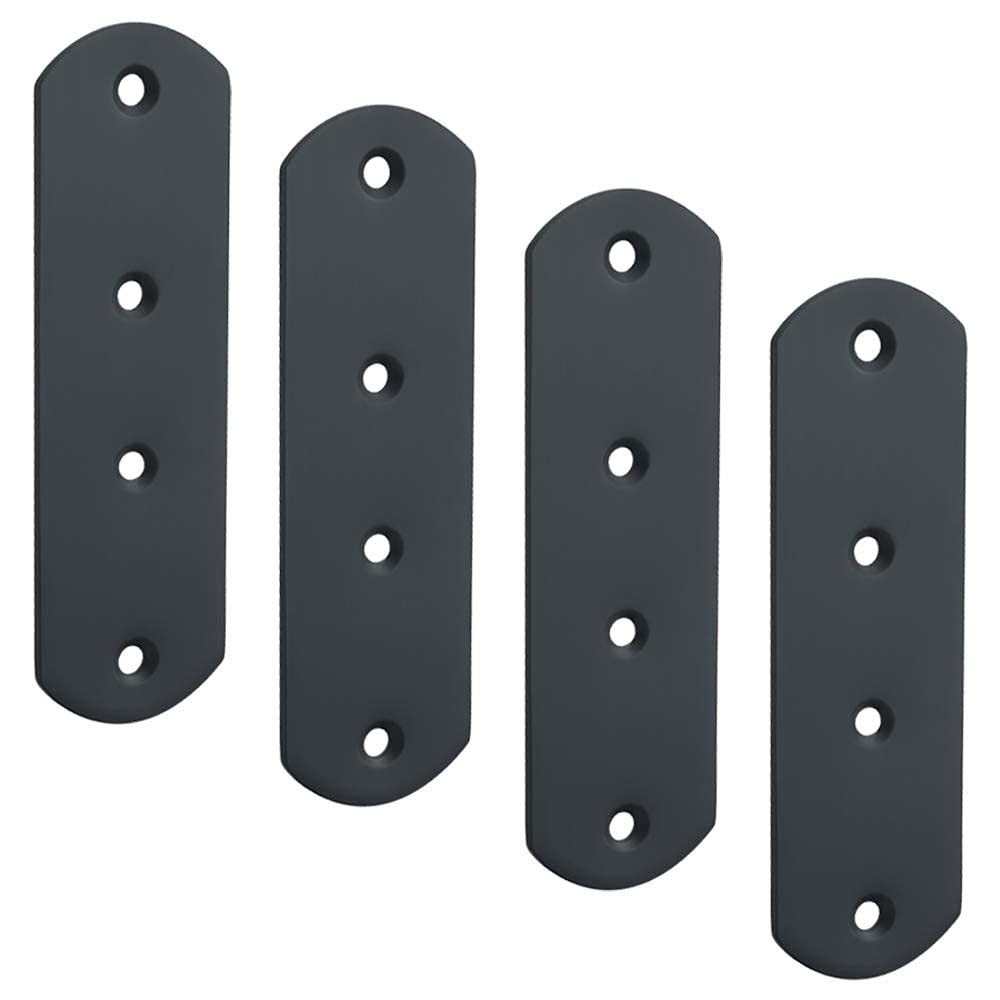 DILNAZ ART 4 Pcs Flat Straight Brace Brackets Mending Plates Repair Fixing Bracket,125x38mm Stainless Steel Matte Black (B097JHL2J1) Amazon Price History, Amazon Price Tracker
