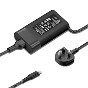 WOXNKLD New Slim 65W USB C Laptop Charger Compatible With HP Envy X360 Spectre X360,Envy,Spectre,Elitebook... X360,Chromebook,Elite x2 Travel Type C notebook Power Cord Supply