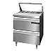 Continental Refrigerator DL32-8-D Designer Line Sandwich Unit, 32" W, With 8 Pan Top Openings & Drawers