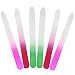 JOVANA Crystal Glass Nail Files Manicure Set of 5