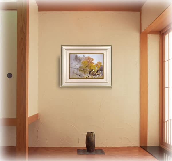 Amazon.co.jp: 絵画 川合玉堂 （かわいぎょくどう） 彩雨 （さいう