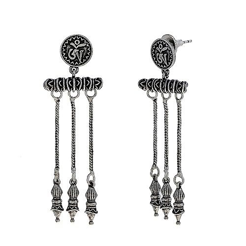 Bodhi Om Dandler Earrings Handmade Jewelry Boho Style