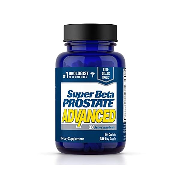Super-Beta-Prostate-Advanced-Prostate-Supplement-for-Men--Reduce-Bathroom-Trips-Promote-Sleep-Support-Urinary-Health-Bladder-Emptying-Beta-Sitosterol-not-Saw-Palmetto-60-Caplets-1-Bottle Super Beta Prostate Advanced Prostate Supplement for Men – Reduce Bathroom Trips, Promote Sleep, Support Urinary Health & Bladder Emptying. Beta Sitosterol not Saw Palmetto. (60 Caplets, 1-Bottle)