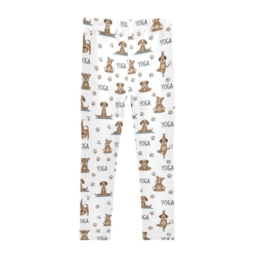 Girls Leggings Size 4T Dogs Yoga Stretchy Tights Girl Clothes Comfortable Pants for Running School2