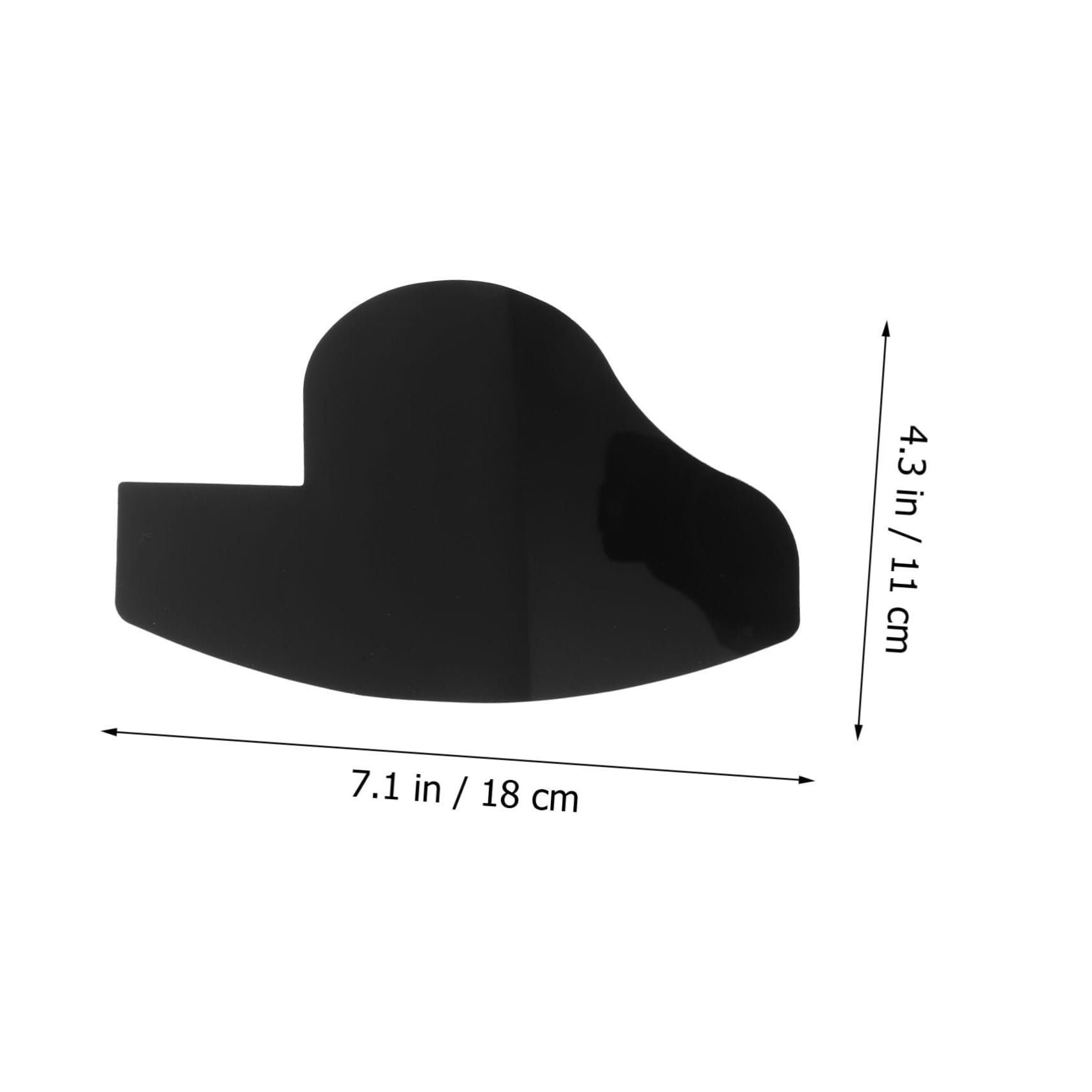 MUSISALY Beard Template for Hairline Shaping Tool Hairline Enhancing Card Beard Applicator Card Tool