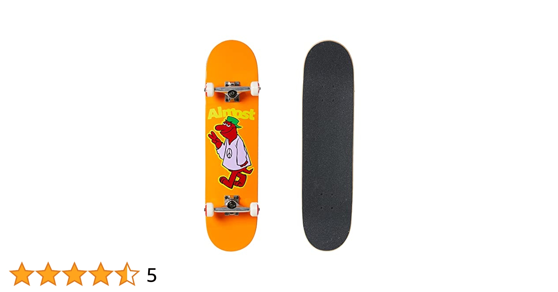 Amazon | Almost Skateboardコンプリートピースアウトオレンジ