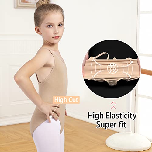 Image of WYHDY Women and Girls Camisole Undergarment Leotard Ballet Briefs Seamless Underwear Dance Wear