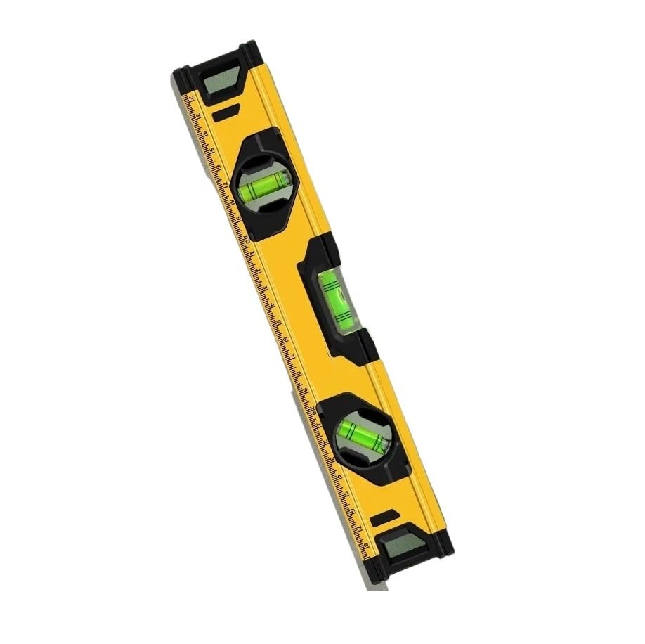 30/40/50cm Magnetic Level Aluminum Alloy Measuring Tool with Shock-Absorbing End Caps(300MM)