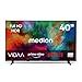 MEDION 100,3 cm (40 Zoll) Full HD Fernseher (Smart-TV, HDR, VIDAA Store, Netflix, Prime Video, Disney+, DAZN, Paramount+, HbbTV, PVR, Bluetooth, MD 840101)