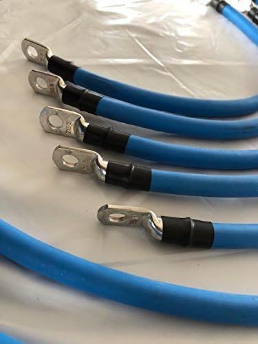 ECW&L Club Car DS 4 Gauge Battery Cable Set with Main Positive and Negative Cables