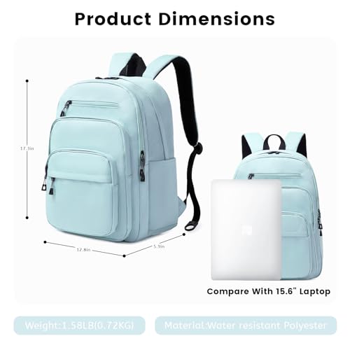 Image of Lanola School Bookbag Business Travel Laptop Backpack, Fits 15.6 Inch Laptop Bag