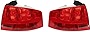 Garage-Pro Tail Light Assembly Compatible with 2005-2008 Audi A4 A4 Quattro S4 Outer, Set of 2, Driver and Passenger Side, Red Lens