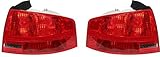 Garage-Pro Tail Light Assembly Compatible with 2005-2008 Audi A4 A4 Quattro S4 Outer, Set of 2,...