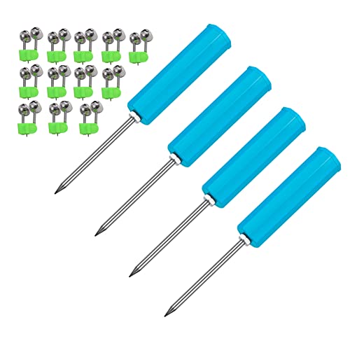 FASPLORE 4-Pack Heavy Duty Fishing Rod Holders Come With 12 Bells