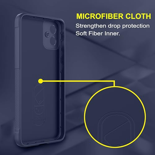 Image of Zapcase Back Case Cover for Samsung Galaxy M05 | Compatible for Samsung Galaxy M05 Back Cover | Liquid Silicon Magic Case with Camera Protection | Sapphire