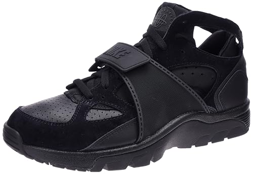 Nike Air Trainer Huarache Mens Basketball Shoes (Black/Black) Size 11.5