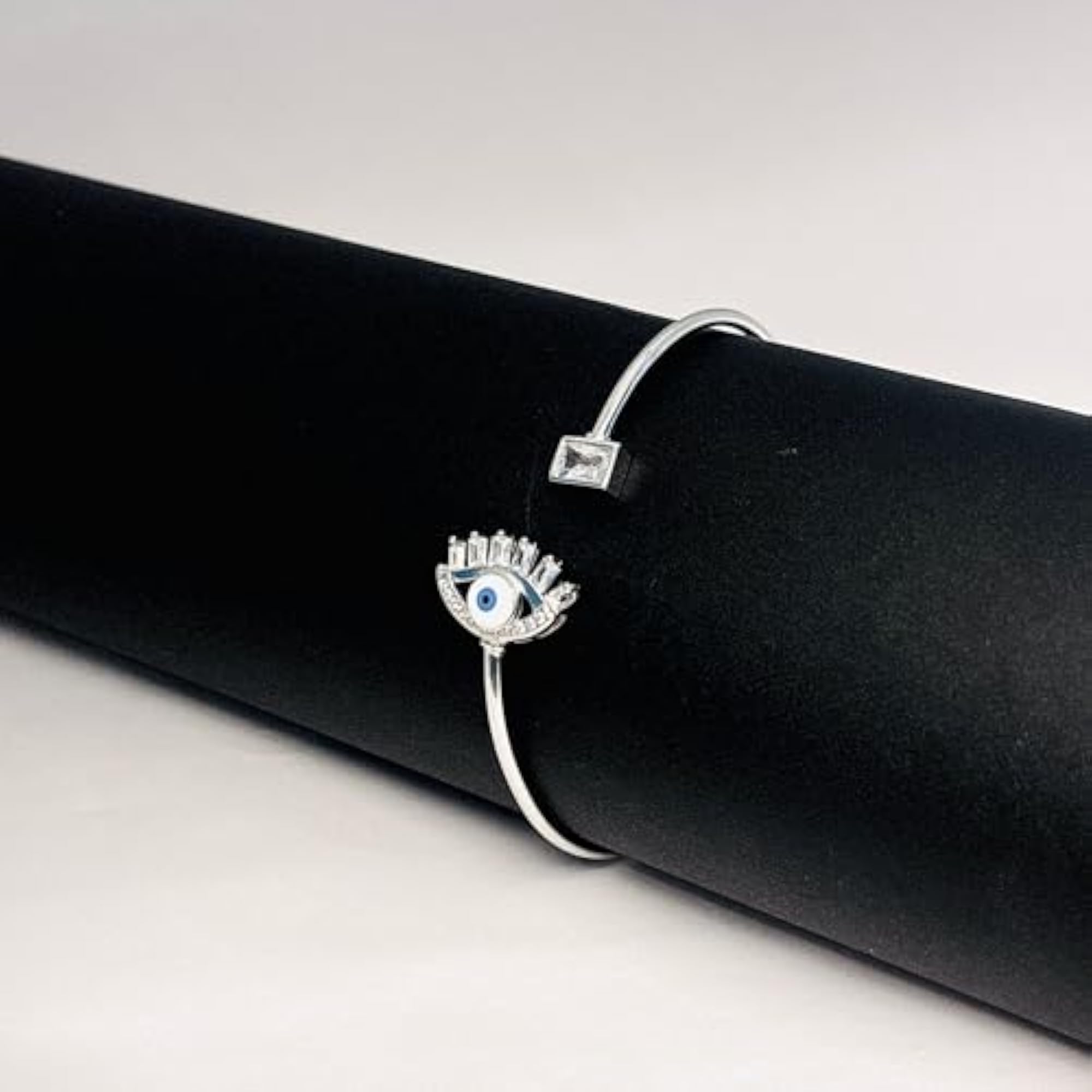 Unisex Mystic Evil Eye Kada with Protective Symbol