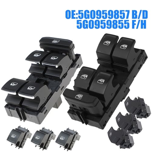 Interrupteur vitre principale de commande pour Golf MK7 et Passat B8