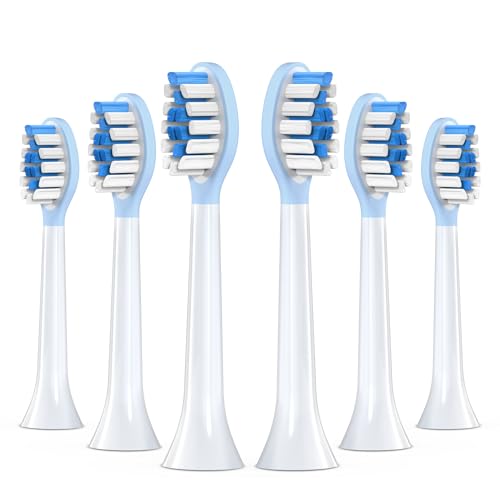 keosaa �����p���u���V�w�b�h �t�B���b�v�X �\�j�b�P�A�[ �d�����u���V�p 2�C��1��N���[�i�[ 6�p�b�N �A�C�X�u���[ Philips Sonicare Heads�AC2�AC1�AC3�AW1�AW2�AW3�AG1�AG2�AG3�ɓK���Ă��܂�