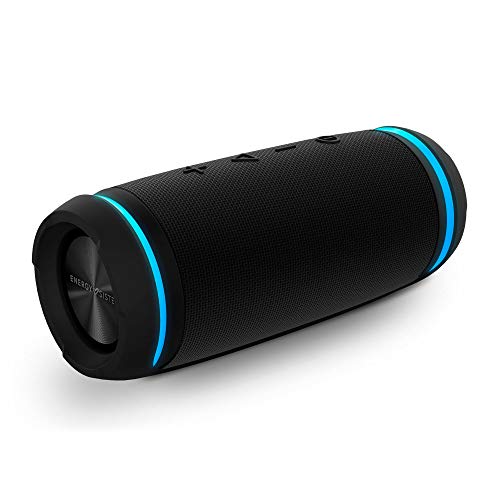 Energy Sistem Urban Box 7 BassTube Altavoz portátil con Sonido 360º, Bluetooth y Tecnología True Wireless (30 W, Resistente al Agua) - Negro
