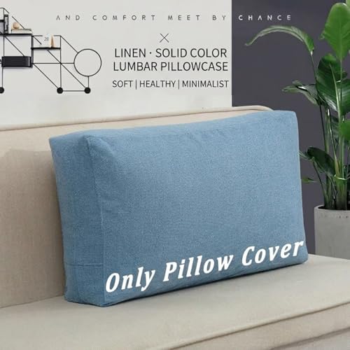 Housse de coussin en lin de qualité supérieure effet texture 3D pour canapé - 8
