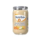  Nutribén Tarro 4 Meses, Naranja Plátano Pera y Mandarina 235g