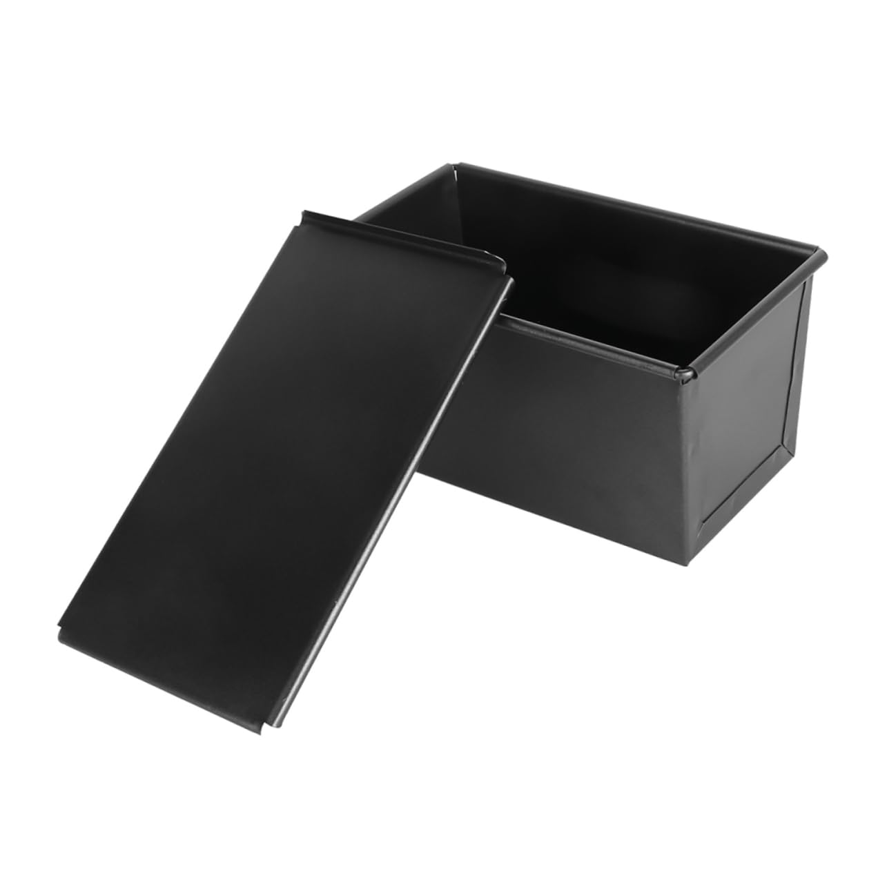Eisen Toastbackform mit Antihaftbeschichtung und Deckel für Backen Zuhause Kastenform mit Ausgezeichneter Wärmeleitung und Praktischem Design