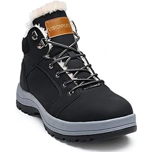 visionreast Warm Gefütterte Winterschuhe Unisex Wasserdicht Wanderschuhe Schneestiefel Winter Trekking Winterboots für…