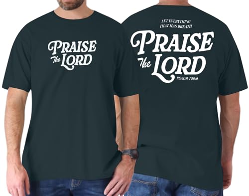 Christian Shirts Men Faith Cross Printed T-Shirts Christian Gifts for Men Jesus Shirts Holy Bible Tees Grey — view 4