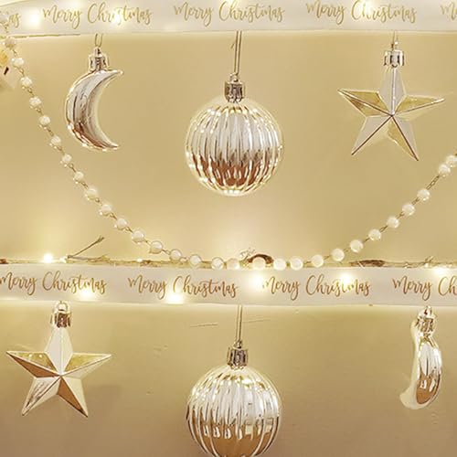 Sapin de Noël mural en bois avec LED déco maison - 7