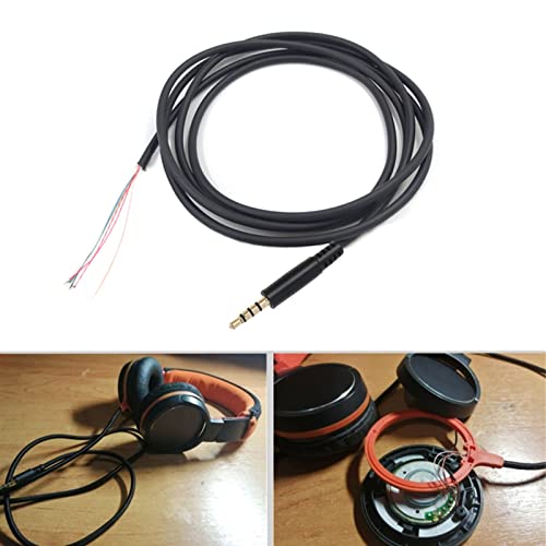 Cable para audífonos QMQJIA 3.5 mm para Cloud II Revolver S miniatura 2