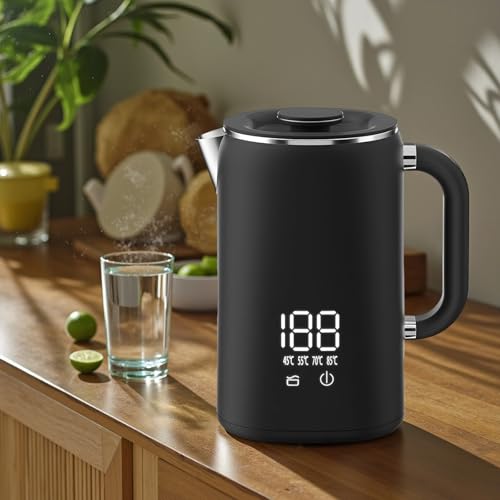 Hervidor eléctrico acero inoxidable 1.7L 1500W miniatura 3
