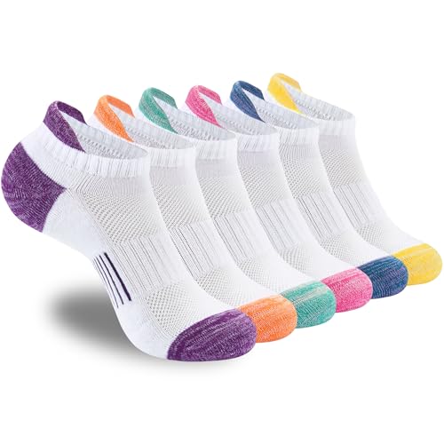Image of ATBITER Women's Ankle Socks Cushioned Running Athletic No Show Socks-6Pairs | Ladies Low Cut Short Workout Gym Socks With Tab Non Slip for Yoga Pilates Casual Dress Flats Sneaker Shoe Size 6-8 /8-10 /10-12