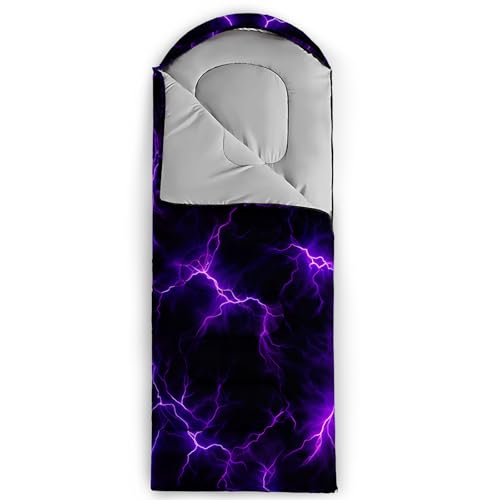 Image of QOOMO Camping Sleeping Bags,3 Season Warm & Cool Weather,Lightweight,Waterproof Sleeping Bags for Adults & Kids,Traveling,and Outdoors,Camping Gear Equipment