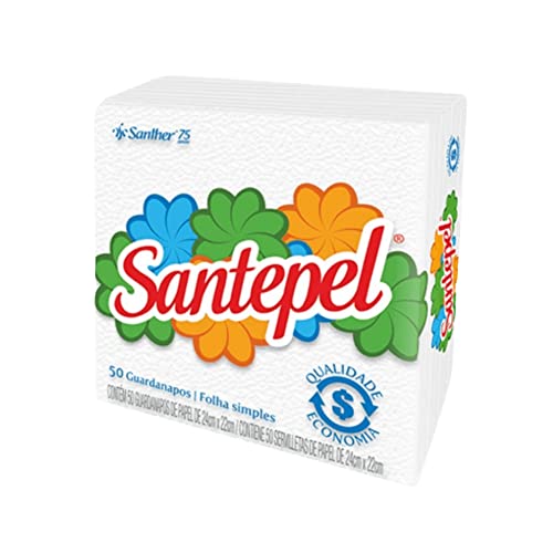 Guardanapo 24X22 folha simples Santepel c/800folhas