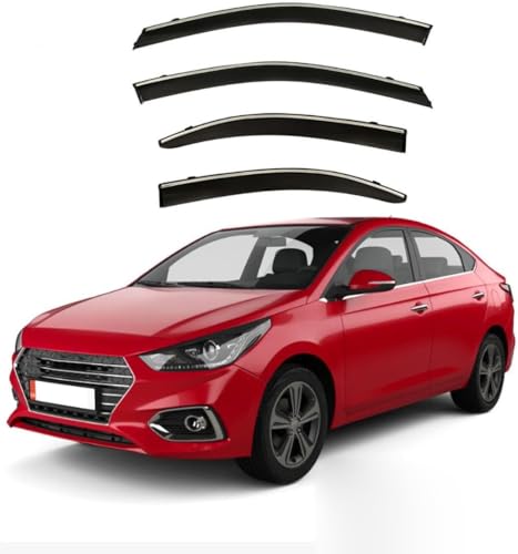 Déflecteurs de fenêtre Hyundai Solaris Sedan HC 2017-2022 ventilation anti-pluie