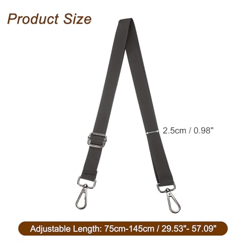 uxcell Wide Shoulder Strap, Adjustable Crossbody Purse Strap Replacement for Shoulder Bag Handbag, Buckle2