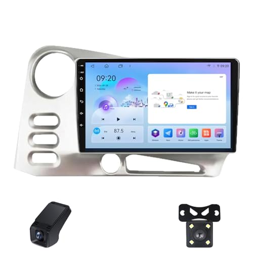Radio Estéreo para Toyota Corolla Matrix 2003-2008 Automóvil Automotive Multimedia Pantalla Táctil 9-Inch Bluetooth Android Auto Carplay WiFi/FM Am RDS Radio/Navegación GPS/ADAS DVR(M800S)