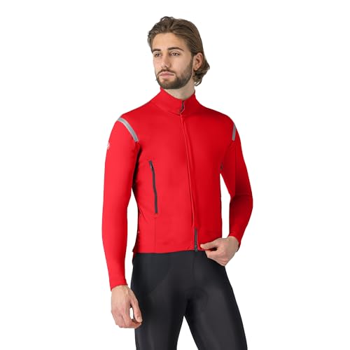 Amazon.com: CASTELLI, Perfetto RoS 3 Jacket - Men's, Rich Red