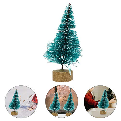 Valicclud 24 peças mini decoração de árvore de Natal artigos de festa para decoração de casa