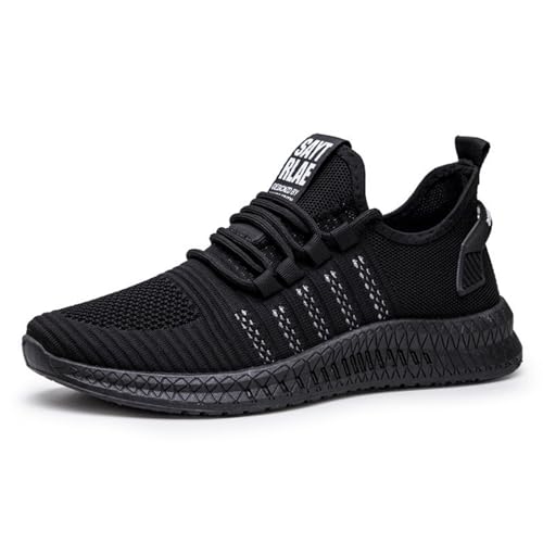 Mens Slip On Walking Shoes Lightweight Breathable Non Slip Running Shoes Comfortable Gym Tennis Athletic Fashion Sneakers for Men