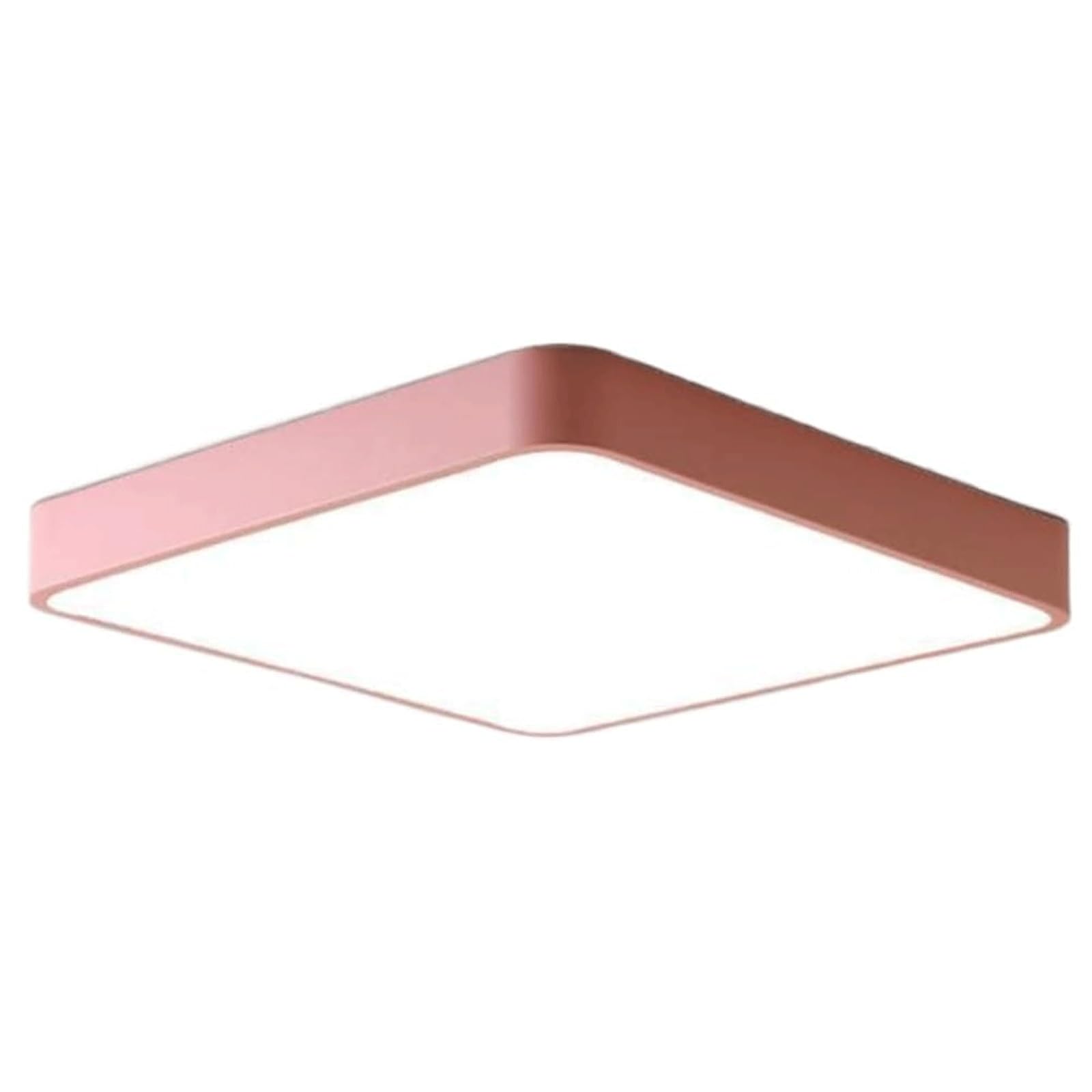 DUddTTW Flat Ceiling Light Fixture LED Close to Ceiling Light 6000K Flush Mount Lighting Chandelier Corridors Ceiling Lamp Minimalist(Rose,40cm/15.7in)